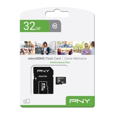 MICRO SECURE DIGITAL32GB PNY P-SDU32G10PPL-GE CLASS 10 PERFORMANCE PLUS