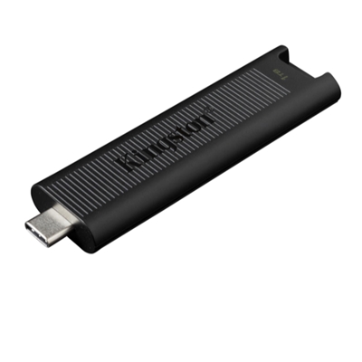 FLASH DRIVE USB-C 1000GB (1TB) KINGSTON DTMAX/1TB DATATRAVELER MAX NERO