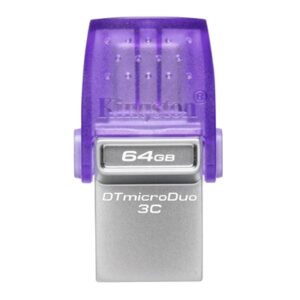 FLASH DRIVE MICRODUO USB3.1+USB-C64GB KINGSTON DTDUO3CG3/64GB READ: 200MB/S