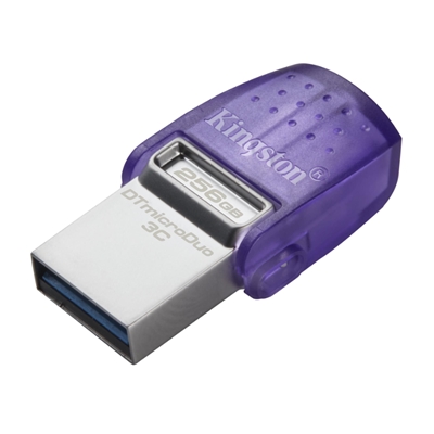 FLASH DRIVE MICRO DUO USB3.2+USB-C 256GB KINGSTON DTDUO3CG3/256GB READ: 200MB/S