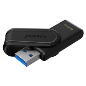 FLASH DRIVE USB3.264GB KINGSTON DTXS/64GB EXODIA S NERO/NERO