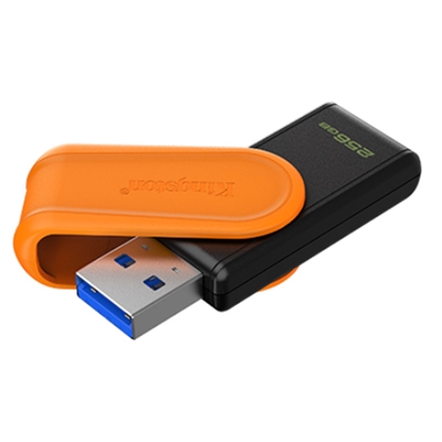 FLASH DRIVE USB3.2 256GB KINGSTON DTXS/256GB EXODIA S NERO/ARANCIONE