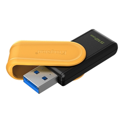 FLASH DRIVE USB3.2 512GB KINGSTON DTXS/512GB EXODIA S NERO/GIALLO