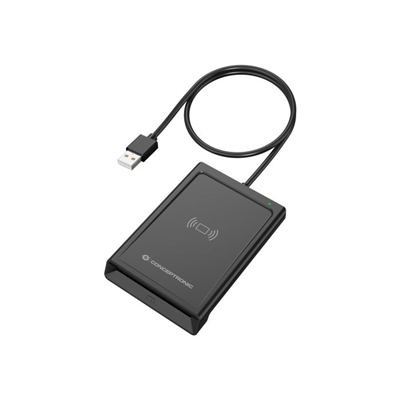SMART ID CARD READER CONCEPTRONIC BIAN11B CONTACTLESS CON SUPPORTO CIE 3.0 (LETTURA DELLE CARTE DIDENTIT+Ç ELETTRONICHE)