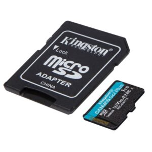 MICRO SECURE DIGITAL 1000GB(1TB) SDCG4/1TB CLASS10 U3 V30 + ADATTATORE READ:200MB/S WRITE:160MB/S CANVAS GO PLUS GEN4 KINGSTON