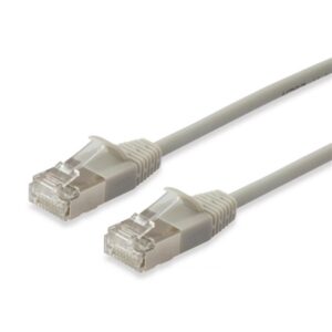 CAVO PATCH SOTTILE CAT.6A/10G F/FTP BEIGE 2MT EQUIP 606115- EAN:4015867209578