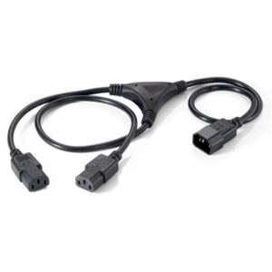 CAVO ALIMENTAZIONE VERSIONE Y - 2.6MT EQUIP 112210 SPINA DA C14 (M)(SF-81)A 2XC13 (F) (SF-82)- EAN: 4015867166338