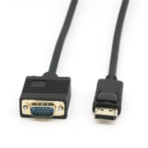 CAVO DISPLAYPORT MASCHIO A VGA (HD15) MASCHIO EQUIP 119338 SUPP. RISOL.VIDEO FINO A 1920X1200 -2.0MT EAN: 4015867225721