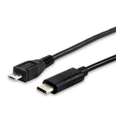 CAVO USB2.0 MICROB -- C 1MT EQUIP 12888407 NERO -M/M - EAN: 4015867198728