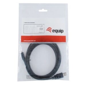 CAVO USB3.2 GEN1 0.25MT EQUIP 128343 NERO -TYPE C ATYPE A-VELOCIT+Ç TRASF.DATI 5 GBPS - EAN: 4015867205341