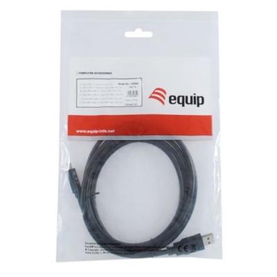 CAVO USB3.2 GEN1 0.25MT EQUIP 128343 NERO -TYPE C ATYPE A-VELOCIT+Ç TRASF.DATI 5 GBPS - EAN: 4015867205341