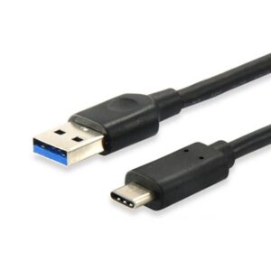 CAVO USB3.2 GEN1 0.25MT EQUIP 128343 NERO -TYPE C ATYPE A-VELOCIT+Ç TRASF.DATI 5 GBPS - EAN: 4015867205341