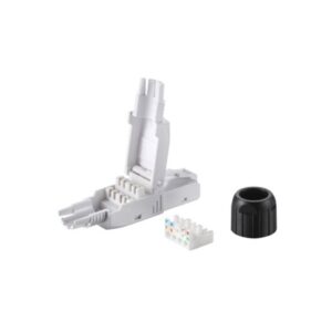 SPINA CAT.6A EQUIP 121162 TOOL-FREE RJ45 PLUG 5PCS - EAN:4015867233887