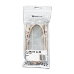 CAVO RETE CAT.5E-FTP (CAVO PATCH) SCHERMATO ATLANTIS P019-LAN_5E-F-1 - 1MT FINO:31/12