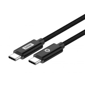 CAVO USB DI RICARICA RAPIDA 1.2MT CONCEPTRONIC ETTA03B12 USB C-C PD-3.1 240W- 48V 5A