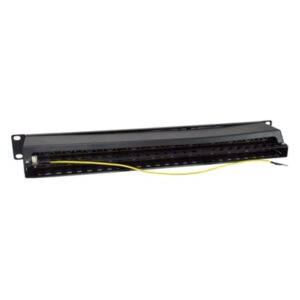 PATCH PANEL NERO SCHERMATO 1UEQUIP 326626 48 PORTE CAT.6A -CLASSE EA-EAN:4015867237588