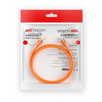 CAVO RETE CAT.6 U/UTP HIKVISION DS-1NP6UEC0 COL. BIANCO -COD.SAP 307400796 - 2MT 24AWG CU EAN: 6942160408200