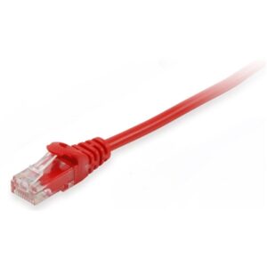 CAVO RETE CAT.6 U/UTP ROSSO NONSCHERMATO 1MT EQUIP 625420- EAN:4015867171998