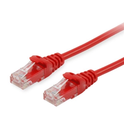 CAVO RETE CAT.6AU/UTP ROSSO 1MT EQUIP 603022- EAN:4015867230152