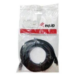 CAVO RETE CAT.6AU/UTP NERO 1MT EQUIP 603052- EAN:4015867230336