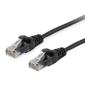 CAVO RETE CAT.6AU/UTP NERO 1MT EQUIP 603052- EAN:4015867230336