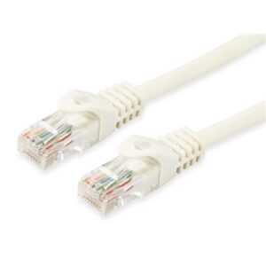 CAVO RETE CAT.6A U/UTP BIANCO NON SCHERMATO 0.5MT EQUIP 603001 CONNETT.RJ45 -