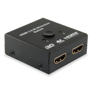 HDMI SWITCH/SPLITTERBIDIREZIONALE 2P EQUIP 332723 SUPPORTA 4K 60HZ - EAN: 4015867204120