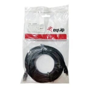 CAVO RETE CAT.6AU/UTP NERO NON SCHERMATO 3MT EQUIP 603054- EAN:4015867230350