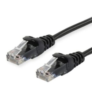 CAVO RETE CAT.6AU/UTP NERO NON SCHERMATO 3MT EQUIP 603054- EAN:4015867230350