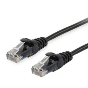 CAVO RETE CAT.6AU/UTP NERO NON SCHERMATO 2MT EQUIP 603053- EAN:4015867230343
