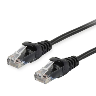 CAVO RETE CAT.6AU/UTP NERO NON SCHERMATO 2MT EQUIP 603053- EAN:4015867230343