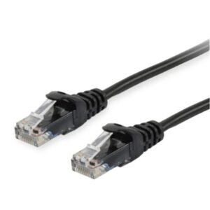 CAVO RETE CAT.6 U/UTP NERO NON SCHERMATO 1.5MT EQUIP 625494- EAN:4015867234426