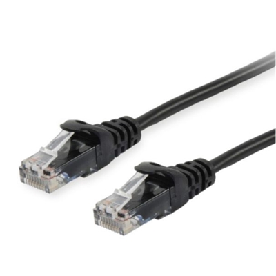 CAVO RETE CAT.6 U/UTP NERO NON SCHERMATO 1.5MT EQUIP 625494- EAN:4015867234426