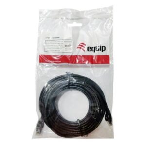CAVO RETE CAT.6 U/UTP NERO NONSCHERMATO 0.25MT EQUIP 625453- EAN: 4015867172582