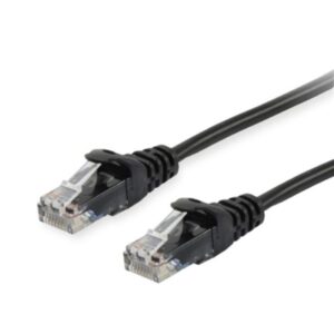 CAVO RETE CAT.6 U/UTP NERO NONSCHERMATO 0.25MT EQUIP 625453- EAN: 4015867172582