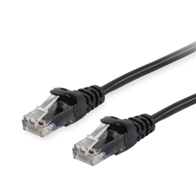 CAVO RETE CAT.6 U/UTP NERO NONSCHERMATO 0.25MT EQUIP 625453- EAN: 4015867172582