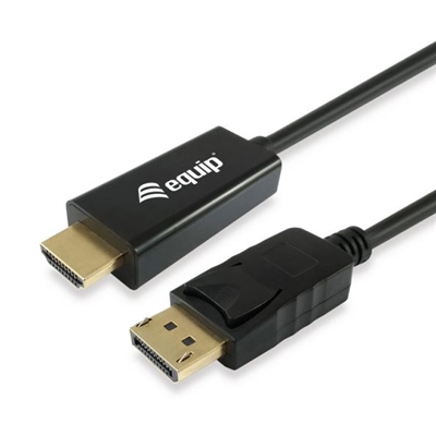 ADATTATORE CAVO DISPLAY PORT A HDMI EQUIP 119391 3MTSUPPORTO 4K A 30 HZ EAN:4015867222393