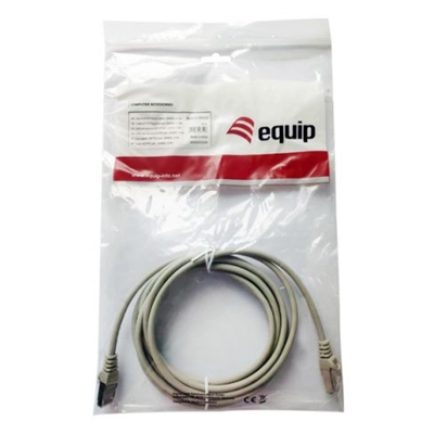 CAVO RETE CAT.6 S/FTP GRIGIO NON SCHERMATO 20MT IN RAME EQUIP 605509- EAN:4015867166178