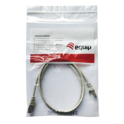 CAVO RETE CAT.6 S/FTP GRIGIO NON SCHERMATO 10MT IN RAME EQUIP 605506- EAN:4015867163139