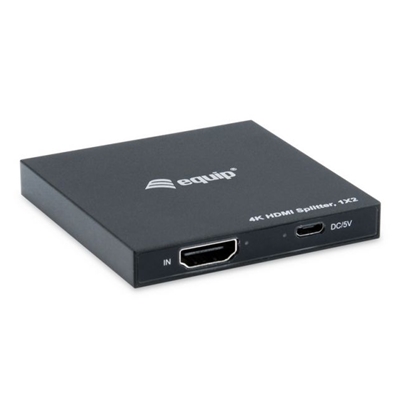 HDMI SPLITTER 2P EQUIP 332715 ULTRA SLIM USB POWERED -EAN:4015867223215