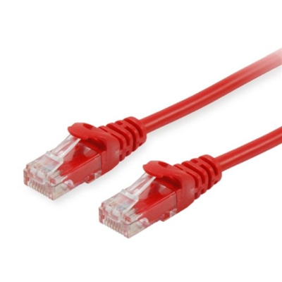 CAVO RETE CAT.6 U/UTP ROSSO NON SCHERMATO 1.5MT EQUIP 625491- EAN:4015867234402