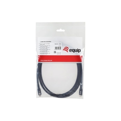 CAVO USB4 C TO C EQUIP 128442 2MT PD240W 8K/60HZ80GBPSNERO EAN: 4015867243640