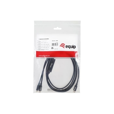 CAVO DI RICARICA USB-C A Y EQUIP 128895 1.5MT PD140W NERO EAN: 4015867243664