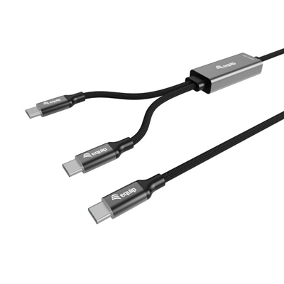 CAVO DI RICARICA USB-C A Y EQUIP 128895 1.5MT PD140W NERO EAN: 4015867243664