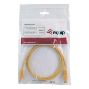 CAVO RETE CAT.6AU/UTP GIALLO 0.5MT EQUIP 603061- EAN:4015867230411