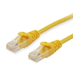 CAVO RETE CAT.6AU/UTP GIALLO 1MT EQUIP 603062- EAN:4015867230428
