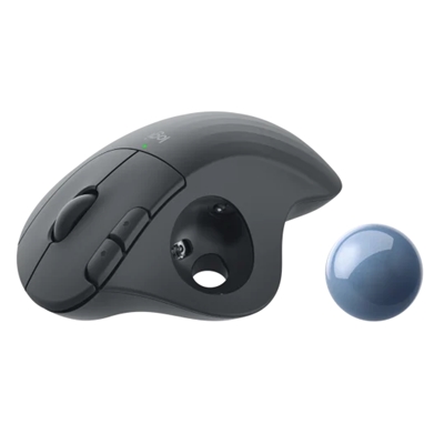 MOUSE LOGITECH TRACKBALL OEM FOR BUSINESS WIRELESS ERGO M575 RICEVITORE USB+BLUETOOTH LOW ENERGY 400DPI GRAFITE P/N 910-006221