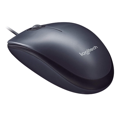 MOUSE LOGITECH RETAIL M90 OTTICO NERO 3 TASTI USB AMBIDESTRO 1000DPI P/N 910-001793
