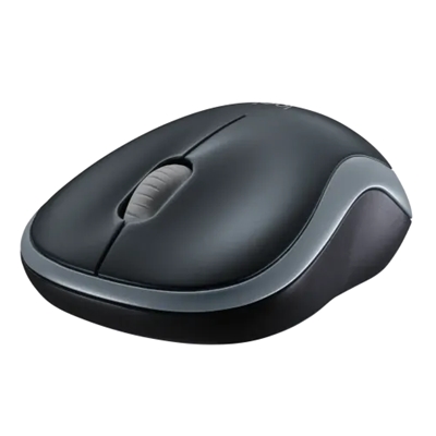 MOUSE LOGITECH RETAIL M185 WIRELESS OTTICO GRIGIO USB P/N 910-002238