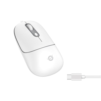 MOUSE USB-C CONCEPTRONIC REGAS02W 4 PULSANTI BIANCO